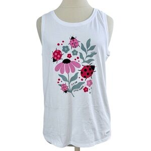 Life is good | Lady Bug Graphic Tank